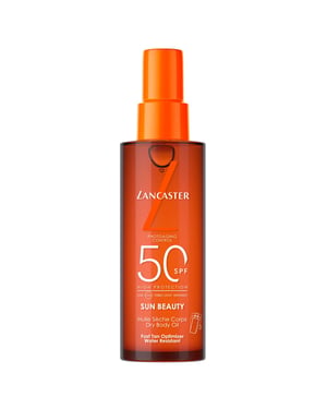 Lancaster Sun Beauty Satin Dry Oil SPF50 - Fast Tan Optimizer for Body 186g
