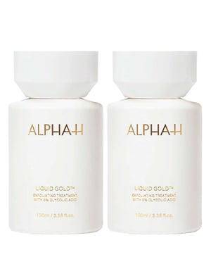 Alpha H Liquid Gold Exfoliating Treatment 5% Glycolic Acid 2 x 100ml.