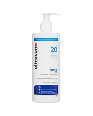 Ultrasun Sports Formula SPF20 - Transparent Sun Protection Gel for Athletes