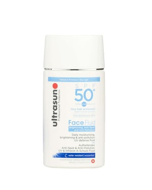 Ultrasun Face Fluid SPF 50+: Brightening Anti-Spot & Anti-Pollution Protection  40 ml