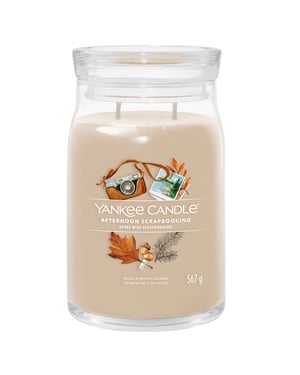 Yankee Candle Signature Large Jar Candle Afternoon Scrapbooking 567g