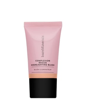 bareMinerals Peach Glow Complexion Rescue Highlighting Blush 15ml for Radiant Skin