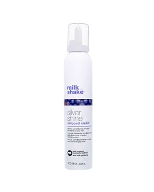 Milk_Shake Silver Shine Whipped Cream Leave-In Conditioner for Blonde and Grey Hair 228g