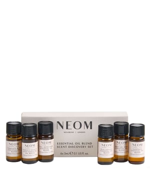 Neom Wellbeing London Essential Oil Scent Discovery Set, 6 x 3ml