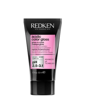 Redken Acidic Color Gloss 1-Min Gloss-in-Mask Mini 50ml, Silicone-Free Glossing Mask