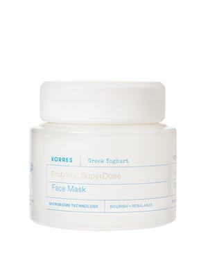 KORRES Greek Yoghurt Probiotic SuperDose Face Mask 100ml for Radiant Skin