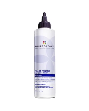 Pureology Color Fanatic Top Coat + Tone Blue for Brassy Hair