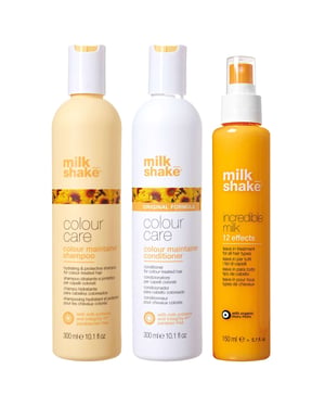 milk_shake Colour Care Trio: Colour Maintainer Shampoo 300 ml, Conditioner 300 ml & Incredible Milk 150 ml