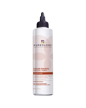 Pureology Color Fanatic Copper Top Coat and Tone Glaze for Radiant Hair