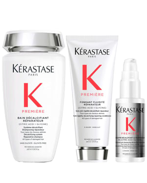 Kérastase Première Decalcifying Trio — Repairing Shampoo 250ml, Conditioner 200ml & 45ml Pre‑Shampoo for Damaged Hair