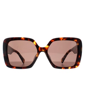 Miu Miu Vierkant Dames Honing Havana Donkerbruin MU10YS
