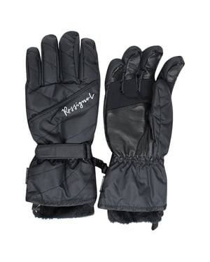 Rossigmol Laly Impr Womens Black Ski Gloves