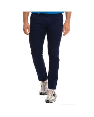 Long trousers with straight cut hems TMT002-TW417 man