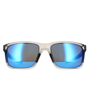 Oakley Rectangle Heren Grijs Inkt Sapphire Prizm Zonnebril