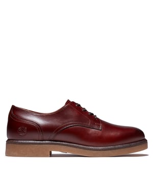 Timberland Cambridge Square Slip-On Rood Nubuck Leer Dames Brogues A2G1Z