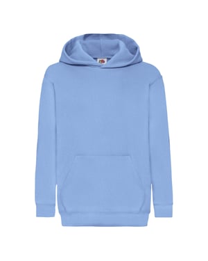 Fruit of the Loom Childrens/Kids Classic Hooded Sweatshirt (Sky Blue)