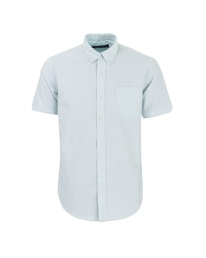 Men's Ben Sherman Oxford Short Sleeve Shirt in Mint