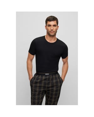 BOSS Bodywear 3 Pack Crew Neck T-Shirts - Black