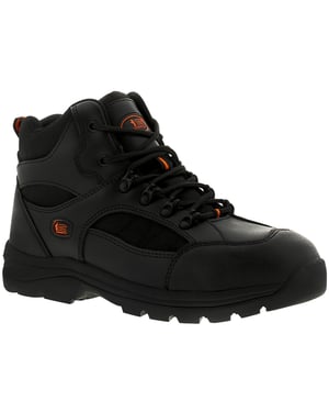 Tradesafe David Mens Leather Safety Boots Black
