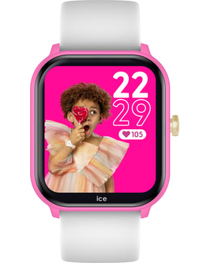 Ice Watch Ice Smart Junior 2.0 - Flashy Pink - White Girls's White Watch 022798