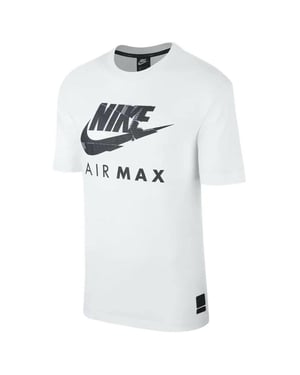 Nike Air Max Graphic Print Heren T-shirt Wit