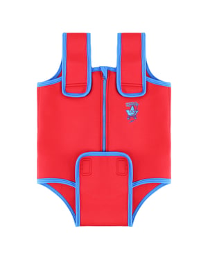 Speedo Sea Squad Ärmlös Röd/Blå Neopren Baddräkt för barn 8 11344C314