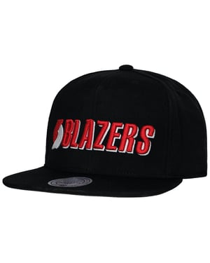 Mitchell & Ness Portland Trail Blazer herrkeps svart