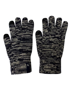 Puma Knit Blue Grey Touchscreen Unisex Gloves