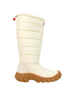 Hunter Interpid Tall Womens White Snow Boots