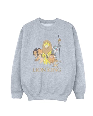 Disney Meisjes The Lion King Groep Sweatshirt (Sportgrijs)