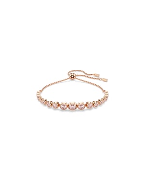 Swarovski 'Imber Organic' Dames Vergulde Metalen Armband - Roze 5718204