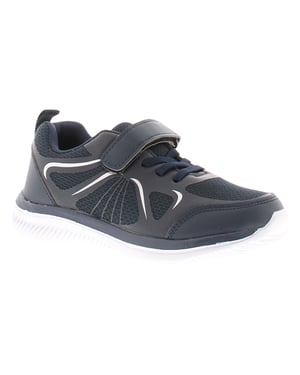 Focus Junior Boys Trainers Dylan Lace Up navy