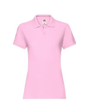 Fruit of the Loom Dames/dames Premium Poloshirt (Lichtroze)