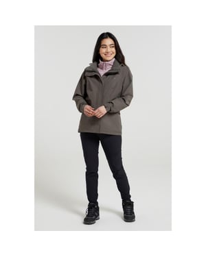 Mountain Warehouse Dames/Dames Thunderstorm II 3 in 1 Waterdichte Jas (Kaki Groen)