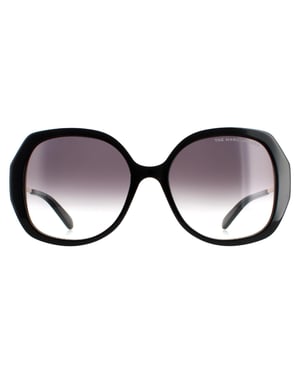 Marc Jacobs Butterfly Dames Zwart Donkergrijze gradiënt Marc 581/s