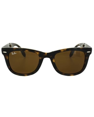 Ray-Ban Sunglasses Folding Wayfarer 4105 710 Havana Tortoise Brown 50mm