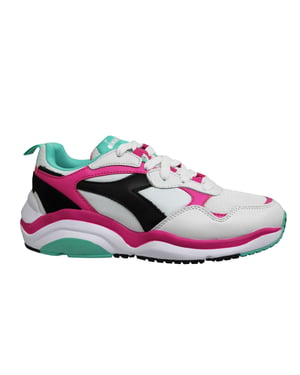 Diadora Whizz Run herrar Vit/Rosa Träningsskor