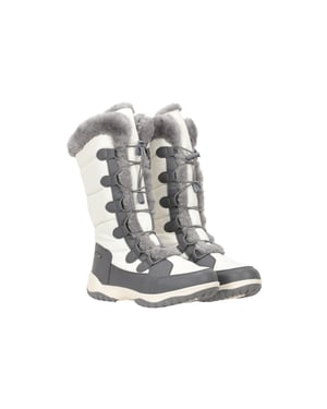 Mountain Warehouse Dames/Dames Snowflake Extreme Lange Sneeuwlaarzen (Wit)