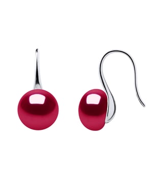 Oorbellen Echte Gecultiveerde Zoetwaterparels Knop 9-10 mm