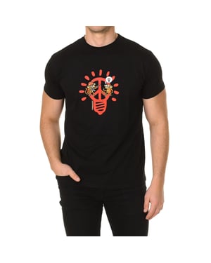 PEACE BULB men's short sleeve round neck t-shirt