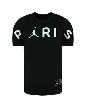 Nike Jordan x Paris Saint-Germain Header Kinderen Zwart T-shirt
