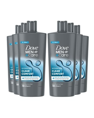 Dove Men+Care 3-in-1 Body, Face & Hair Wash Hydrating Clean Comfort 700ml, 6 Pk