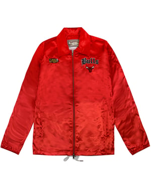 Mitchell & Ness Chicago Bulls NBA Old English Faded Satin Jasje