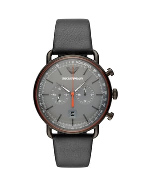 Emporio Armani AR11168 Grijs Chronograaf Herenhorloge
