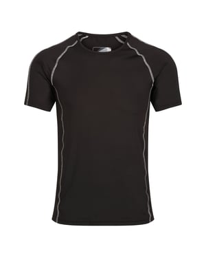 Regatta Heren Pro Base Layer Top met korte mouwen (Zwart)
