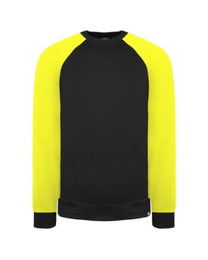 Dickies Tweekleurige Heren Zwart/Geel Sweater