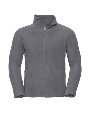 Russell Mens Full Zip Outdoor Fleece Jacket (Convoy Grey)