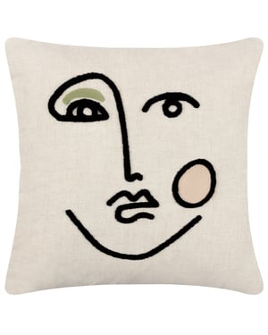 furn. Cleo Linear Woven Polyester Filled Cushion