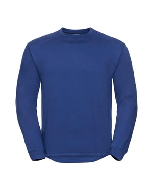 Russell Heren Spotshield Sweatshirt met zware ronde hals (Helder Koningsblauw)
