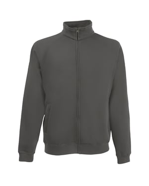 Fruit Of The Loom Heren Premium 70/30 Sweatshirt Met Volledige Ritssluiting (Licht Graphite)